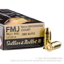 380 Auto / 9mm Browning Court 380 Auto / 9mm Browning Court